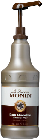 MONIN Dark Chocolate Sauce 1.89L