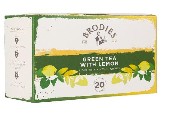 Brodies Green Tea with Lemon
