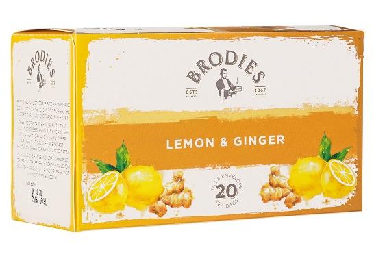 Brodies Lemon & Ginger Tea