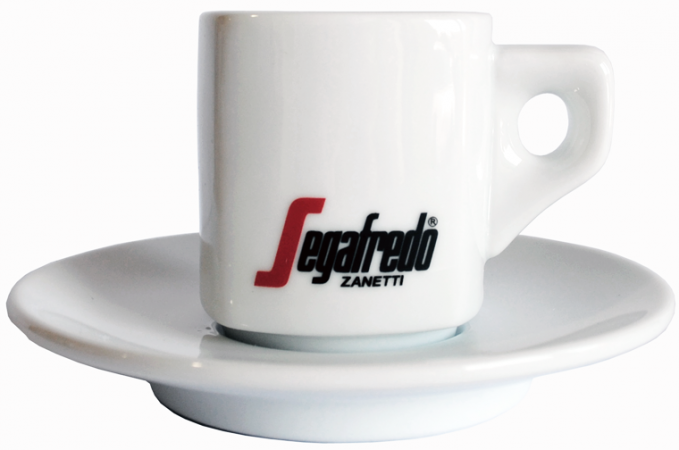 Large Segafredo Cups & Saucers