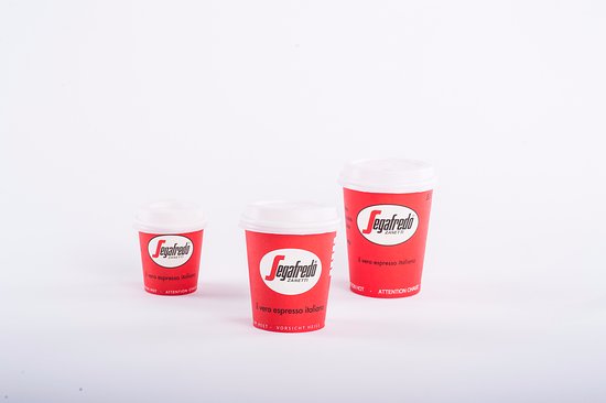 Segafredo 4oz, 8oz & 12oz Takeaway Disposable Cup